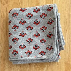 Super soft Grey cotton blanket with Woody from Toy Story